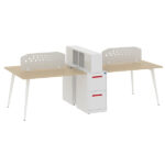 Cụm bàn 4 chỗ LUXMD01YC10 Hòa Phát - Giá Rẻ sập sàn