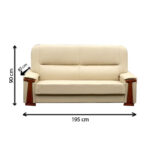 Ghế Sofa Hòa Phát SF34 | kiểu dáng hiện đại, khuôn viên gỗ - Ảnh 3