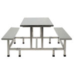 Bàn ăn liền ghế BA06I-12 | Gấp gọn dễ dàng, dài 1m2