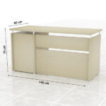 Bàn làm việc Royal hộc liền AHR140SHL | Hòa Phát Giá Sỉ