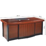 Bàn DT1890H3 Hòa Phát - Dòng bàn lãnh đạo, giá bình dân