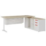 Bàn trưởng phòng UNIQUE UNP1880CS3 - Đỉnh của đỉnh - Ảnh 2