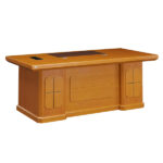 Bàn lãnh đạo DT2010V21 | Gỗ veneer cao cấp, có ổ cắm