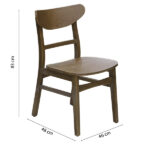 Ghế phòng ăn gỗ tự nhiên GA706 - Mẫu chất lượng, Giá Mềm