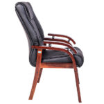 Ghế phòng họp chân gỗ GH06 - Đệm ngồi rộng rãi, giá cực tốt - Ảnh 3