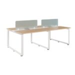 Module bàn làm việc HRMD07H1 khung thép Hòa Phát - Bao rẻ