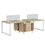 Module làm việc 4 chỗ ngồi HRMD12 4 chỗ ngồi | Rẻ, siêu bền